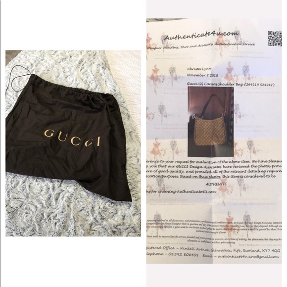 ❗️ FINAL PRICE❗️🌠Auth. Gucci canvas shoulder bag - Picture 8 of 8